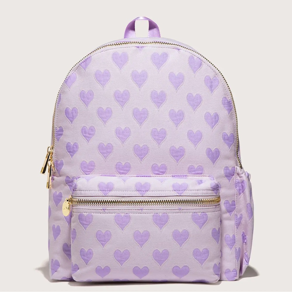 Stoney Clover Lane Lavender Heart Backpack